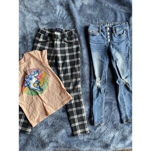 Lot Of 3 Baby Girl Clothes Size 6 Different Brand